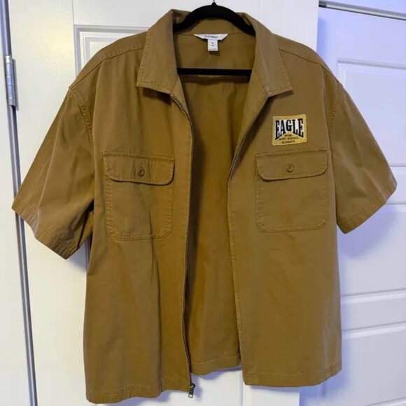 Short-Sleeve Moto Zip Shirt - Picture 3 of 7